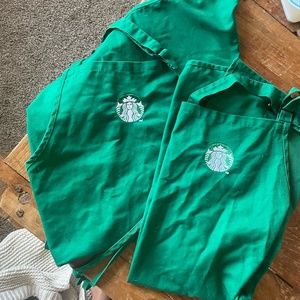 Starbucks Apron Set of 2